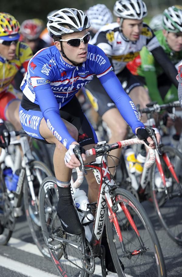 Iljo Keisse tries out his new Quick Step colors