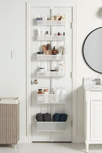 Elfa Mesh White 80" Over The Door Rack: View at The Container Store