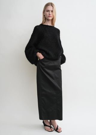 Puffed Knit Black