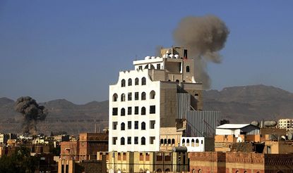 Airstrikes hit Yemen