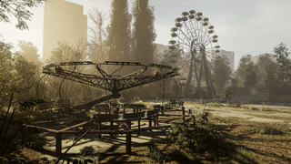 The Pripyat amusement park as it appears in Chernobylite