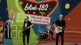 Blink-182 in their One More Time video