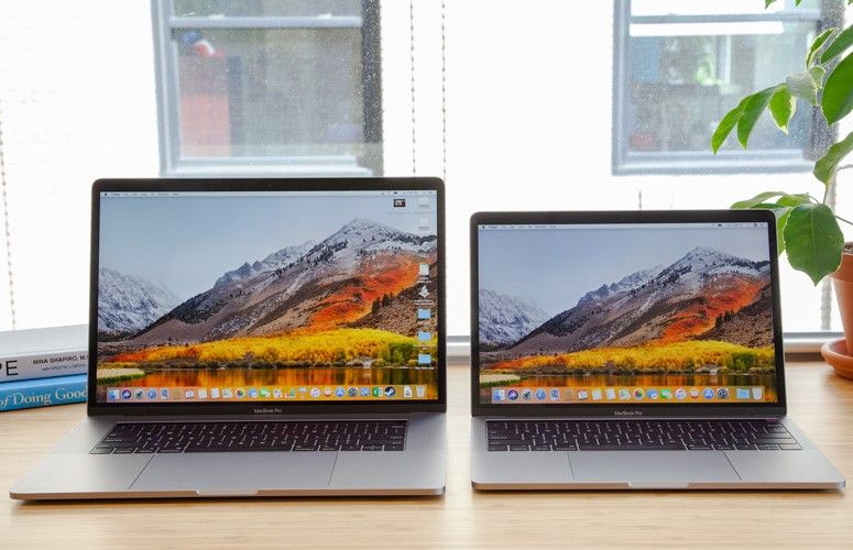 Apple macbook pro 13 inch vs 15 puma thunder nature