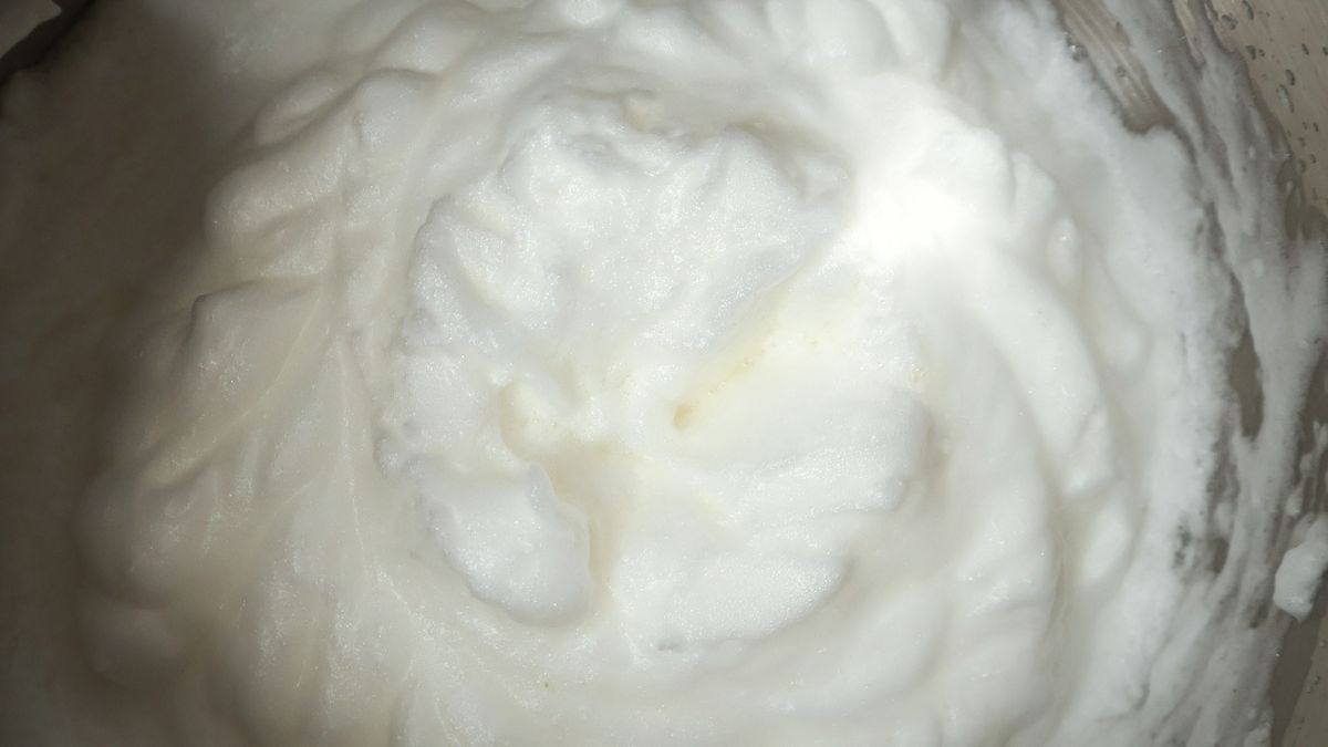 Laura Ashley stand mixer whipped egg whites