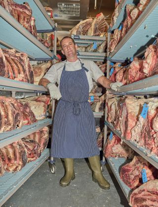 Adam Perry Lang’s steakhouse has an underground chamber that takes the art of curing and dry-ageing meat under controlled humidity and temperature to a new level.
