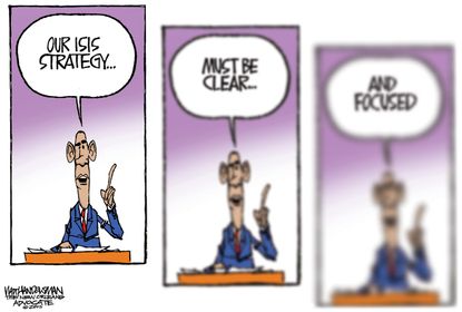 
Obama cartoon U.S. Strategy