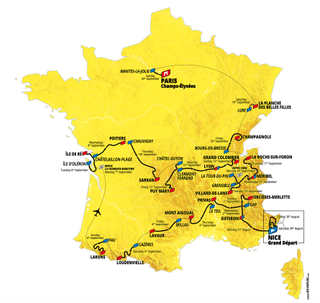 2020 Tour de France route