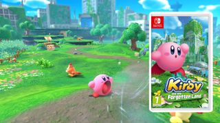 A shot of Kirby and the Forgotten Land