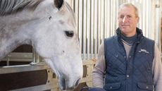 William Funnell with a Billy Stud horse