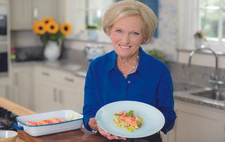 Mary Berry, Ol’ Blue Eyes is back, brimming with enthusiasm and jazzing up everyday dishes with some new twists.