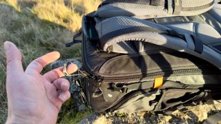 Lowepro Pro Trekker BP 650 AW II backpack close up details outside in the scottish highlands