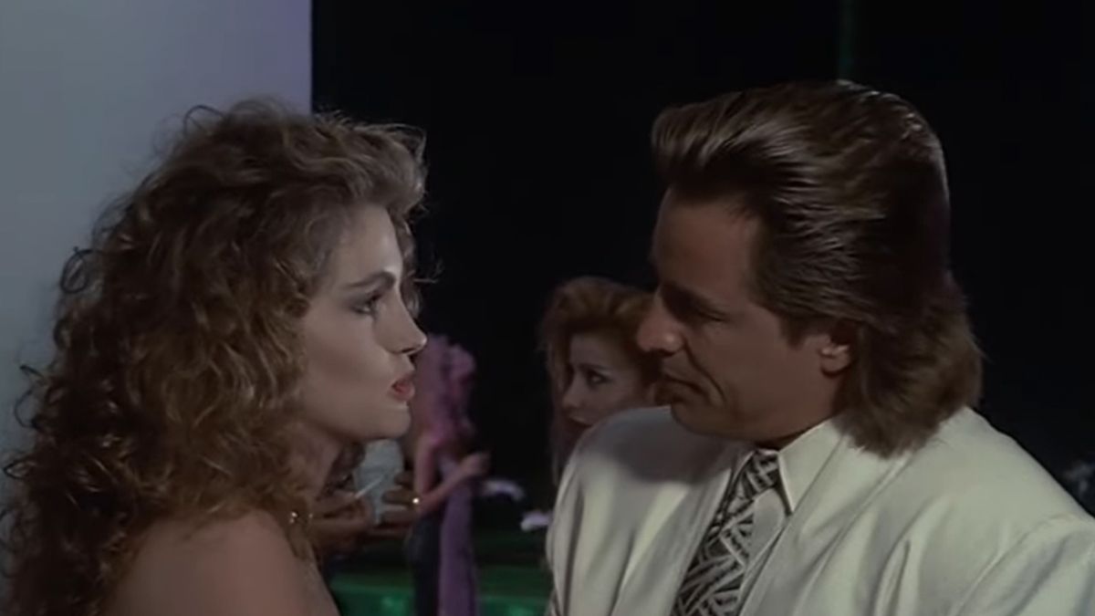 Julia Roberts with Don Johnson on Miami Vice