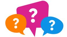 Bright colored question bubbles for who is required to file