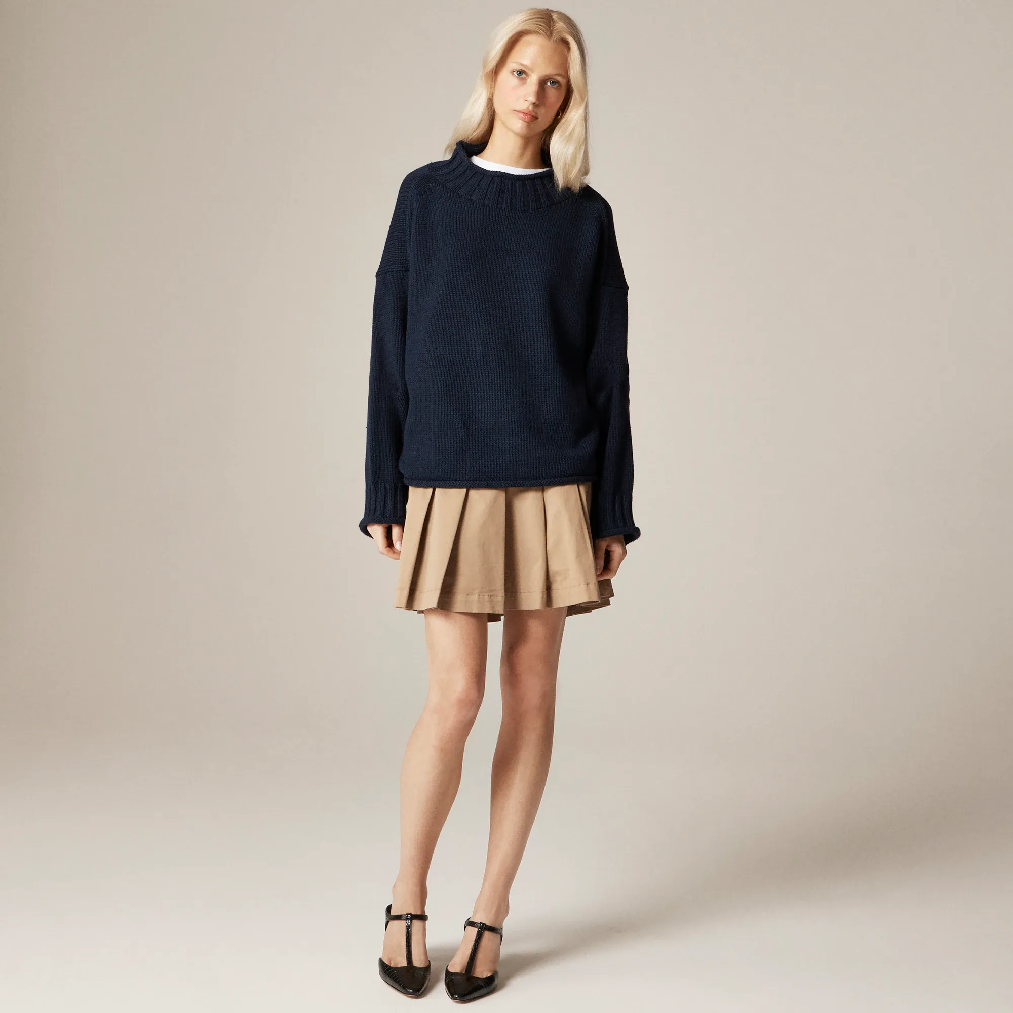 jcrew, 2025 Rollneck&amp;trade; Sweater in Stripe