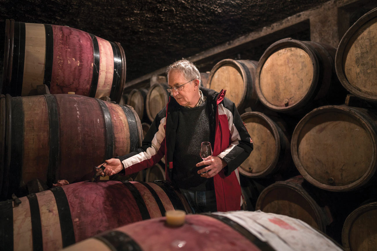 Winemaker Fr&amp;eacute;d&amp;eacute;ric Lafarge
