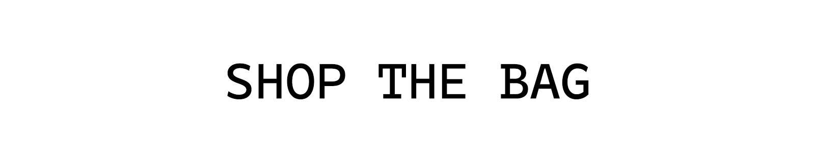 Text that reads "Shop the bag."