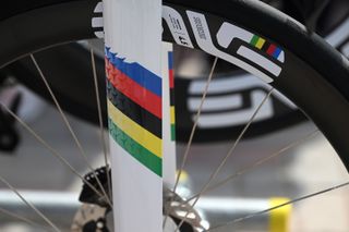 Tadej Pogačar's Colnago bike at the UAE Tour