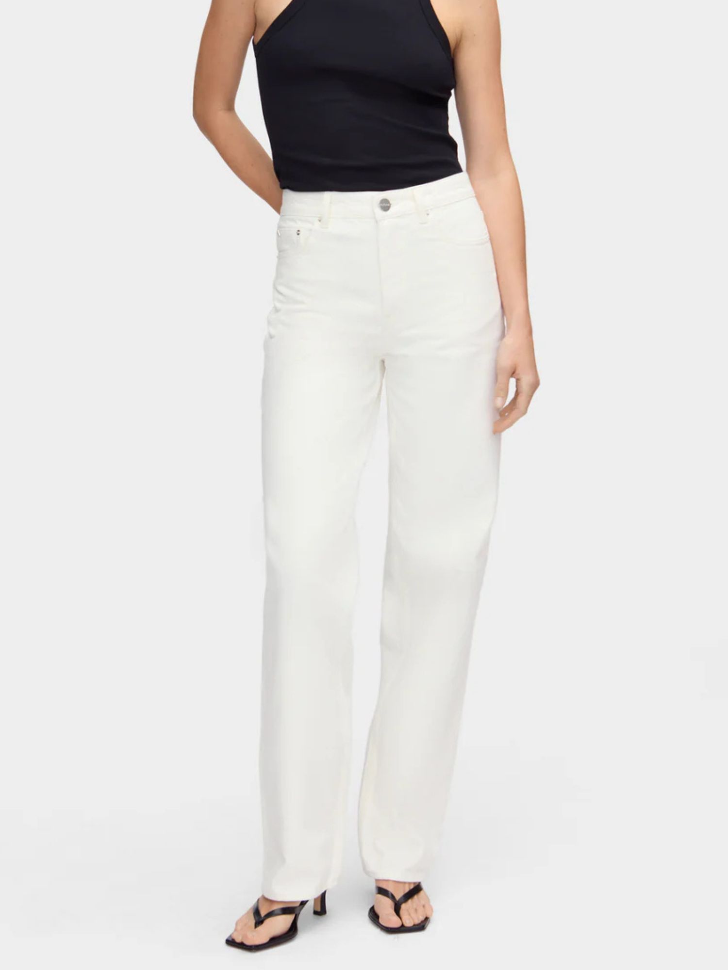 Aligne High Rise Straight Jeans