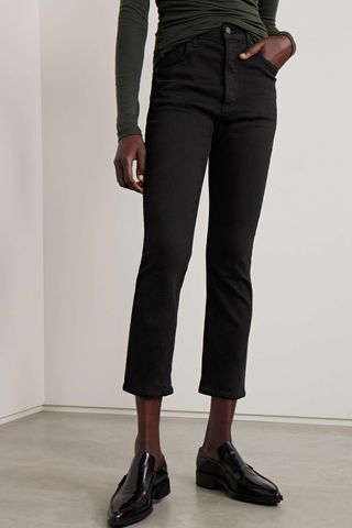 CITIZENS OF HUMANITY , Jolene Cropped High-Rise Slim-Leg Jeans