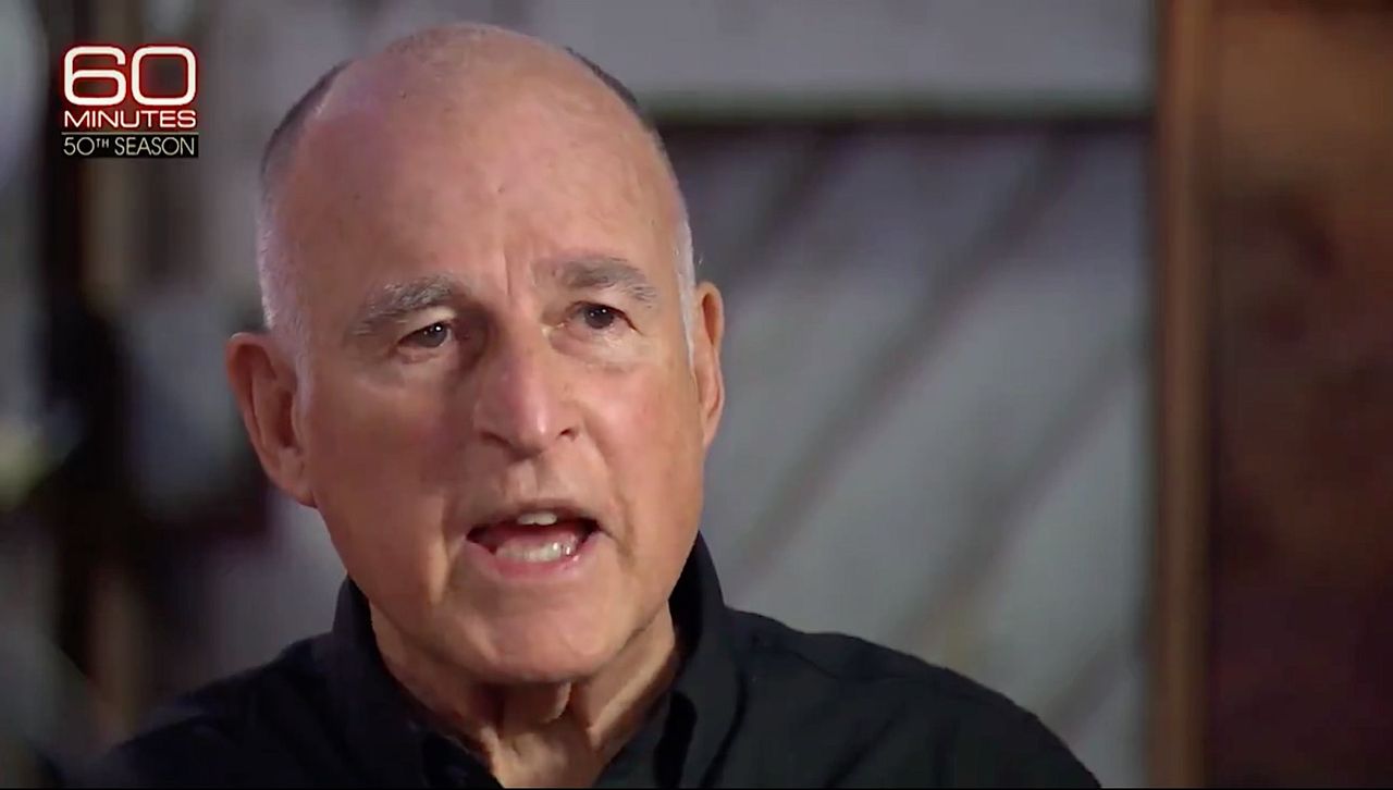 Jerry Brown questions Trump&amp;#039;s faith