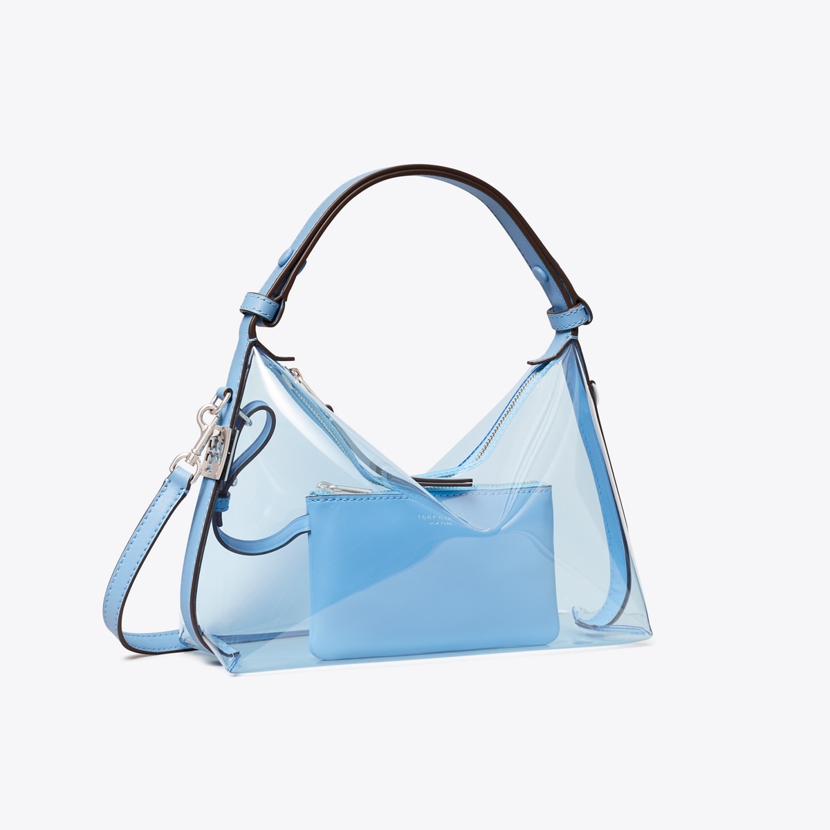 Mellow Clear Shoulder Bag in Blue, Size Os
