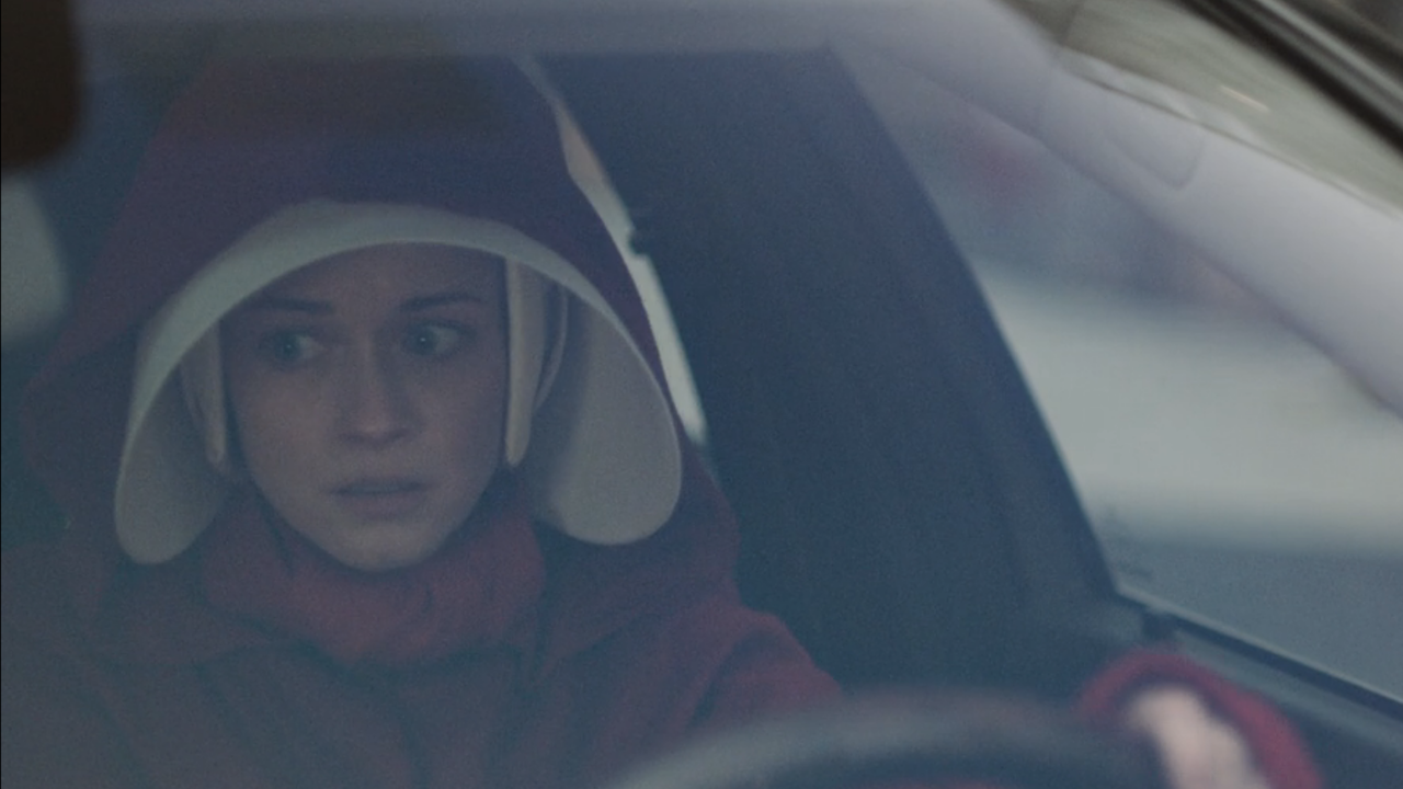 Emily leads in the first season of The Handmaid's Tale