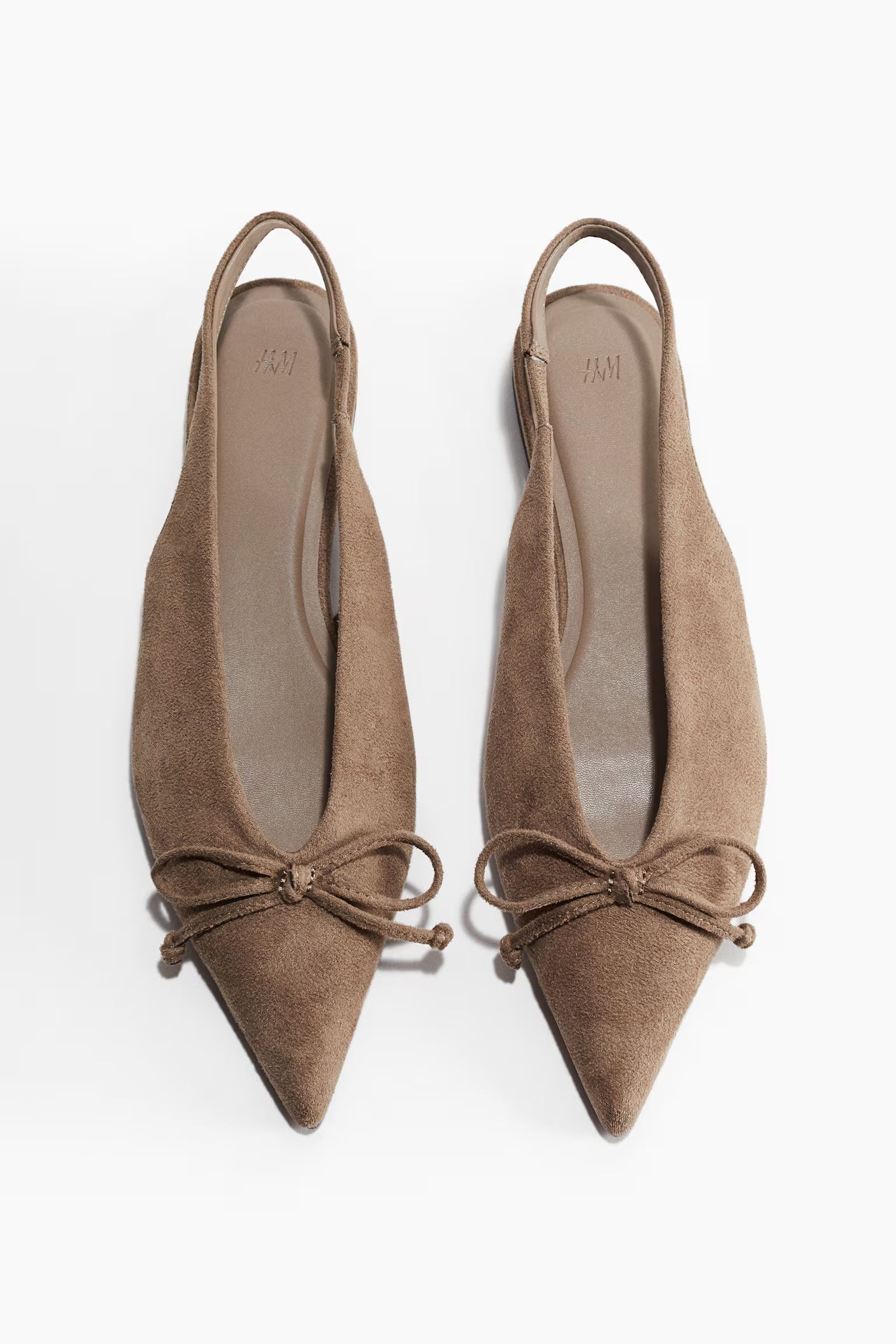 Pointed Loafers-Tan/ecru