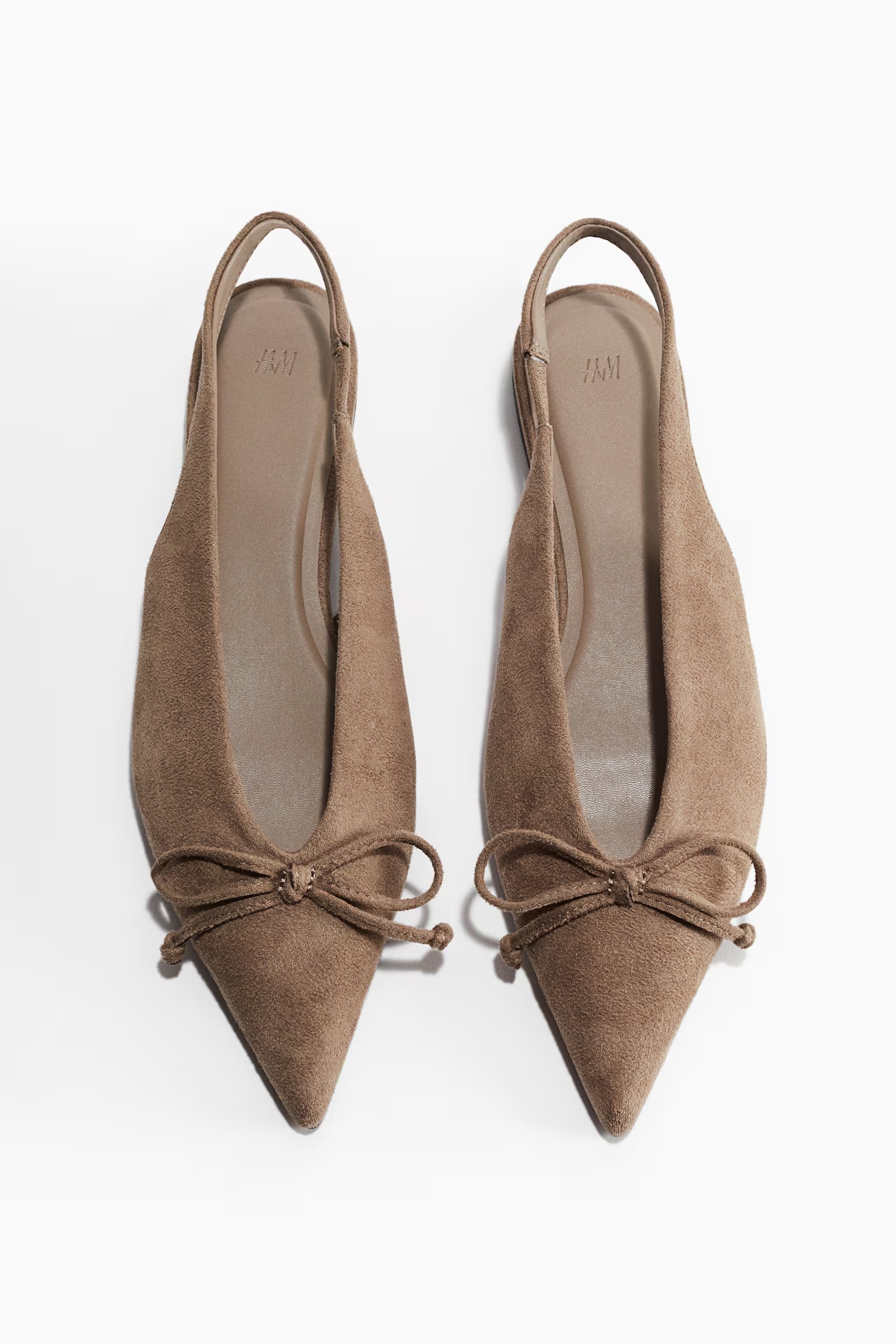 Pointed Loafers-Tan/ecru
