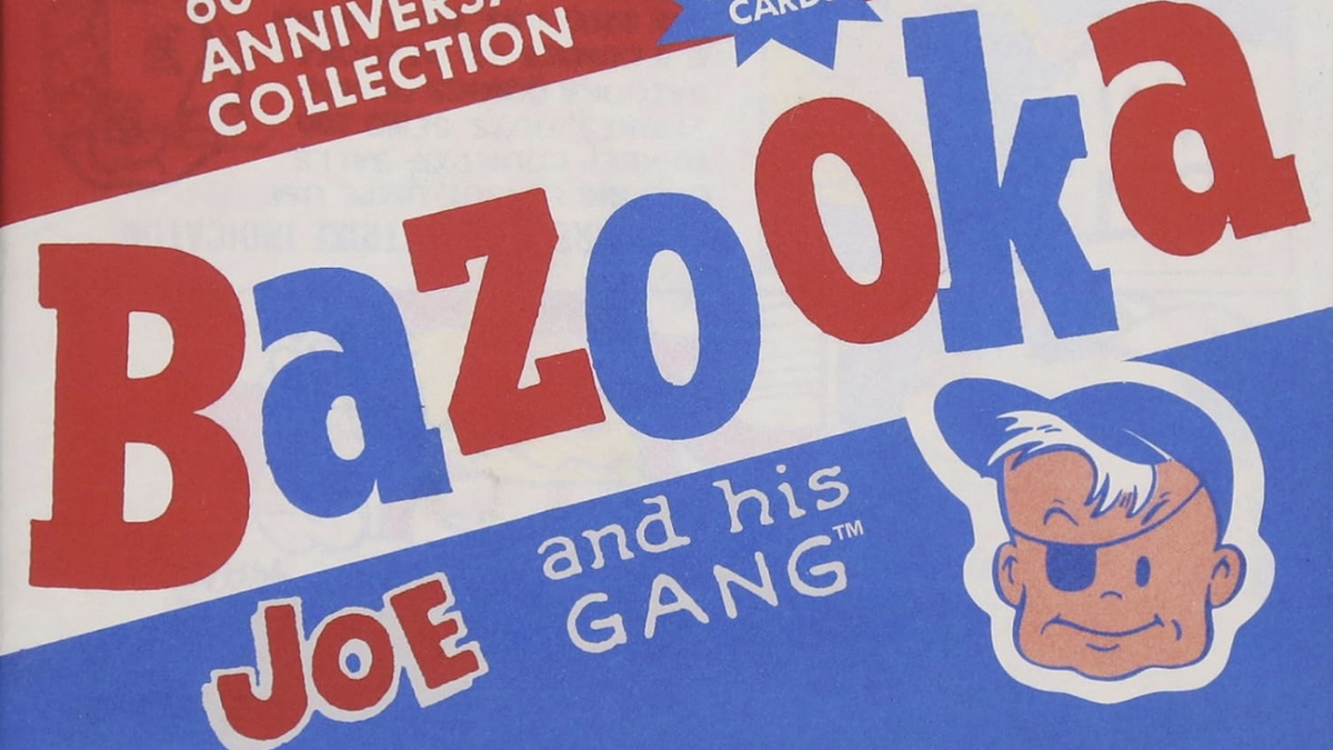 the cover of bazooka joe and his gang compilation book from topps in 2013