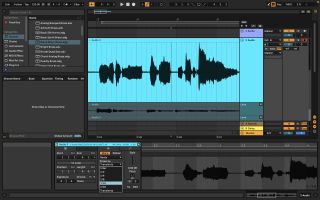 Ableton Live 11 audio editor in action