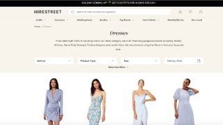 best designer dress rentals hirestreet homepage
