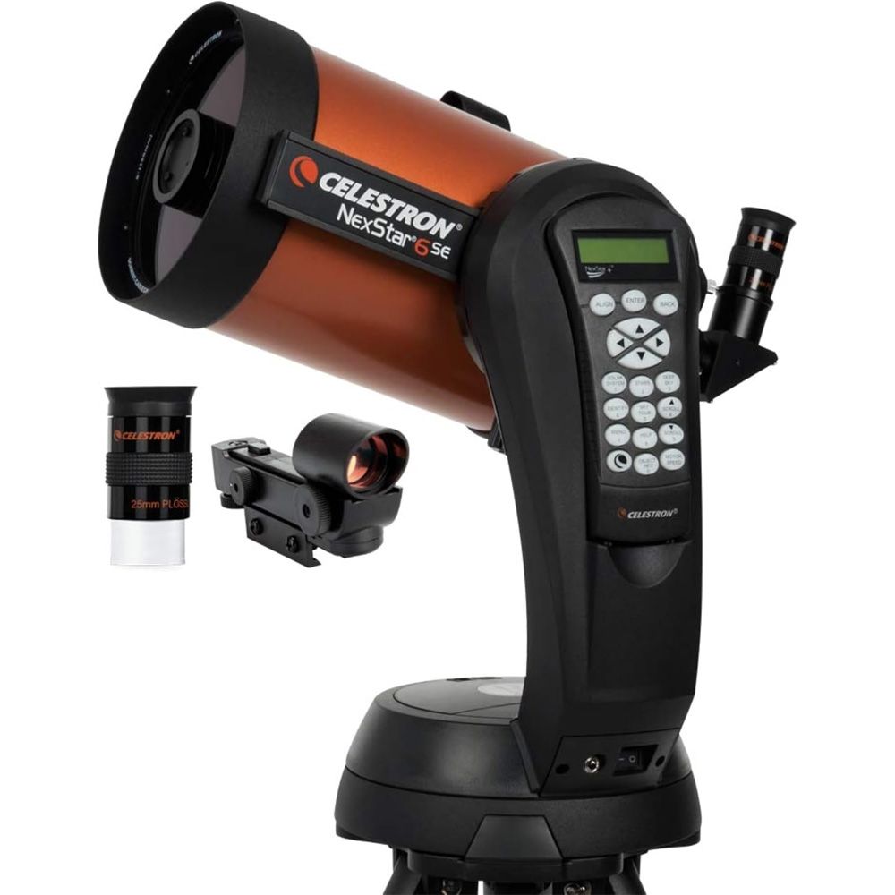 celestron nexstar 6se on a white background