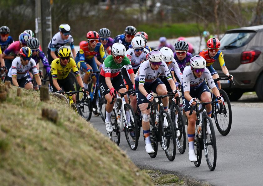 CITTIGLIO ITALY MARCH 16 Brodie Chapman of Australia and UAE Team ADQ competes during the 26th Trofeo Alfredo BindaComune di Cittiglio 2025 Womens Elite a 152km one day race from Luino to Cittiglio UCIWWT on March 16 2025 in Cittiglio Italy Photo by Luc ClaessenGetty Images