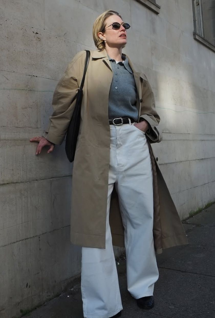 @alexisforeman wears long jeans