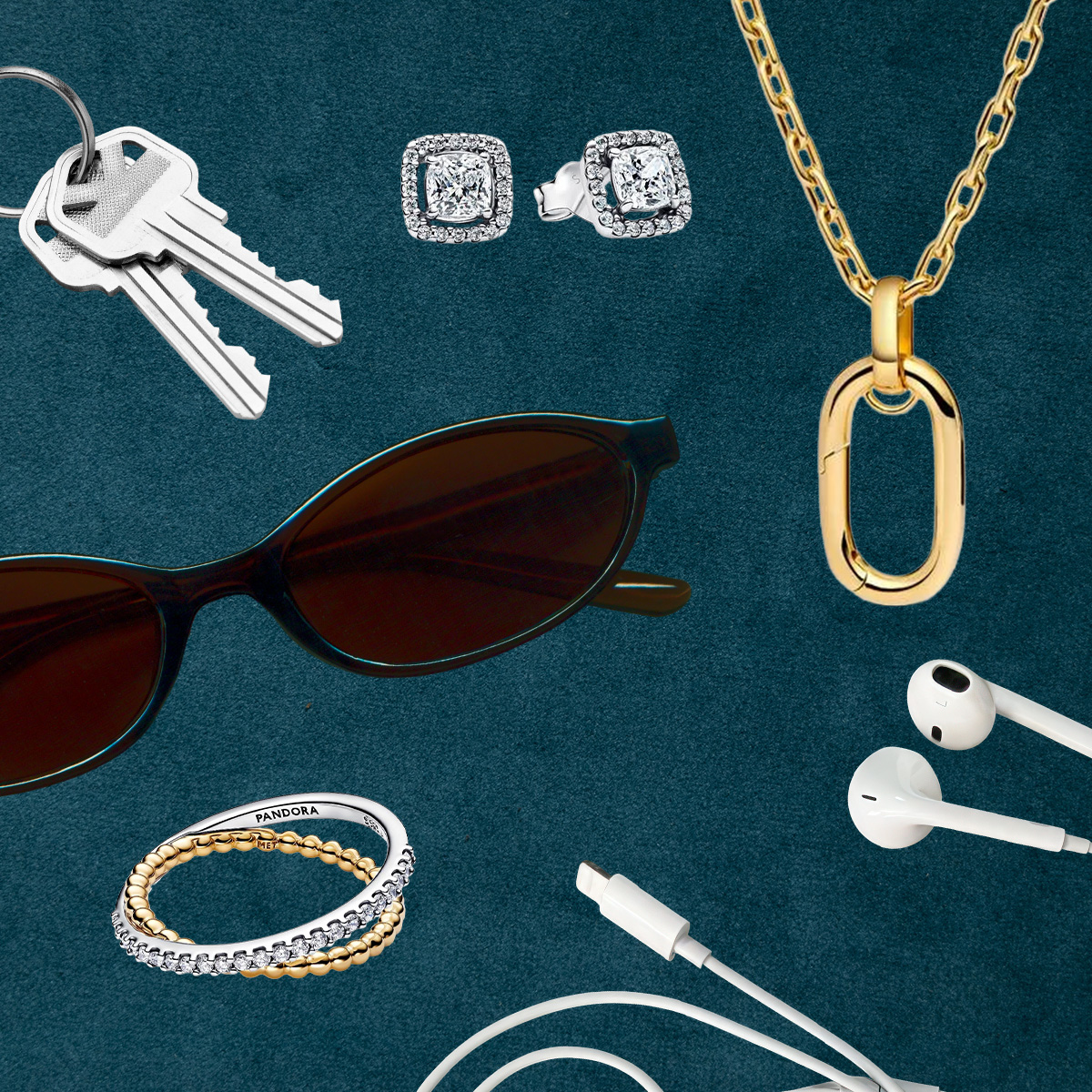 Collage of Pandora Jewelry