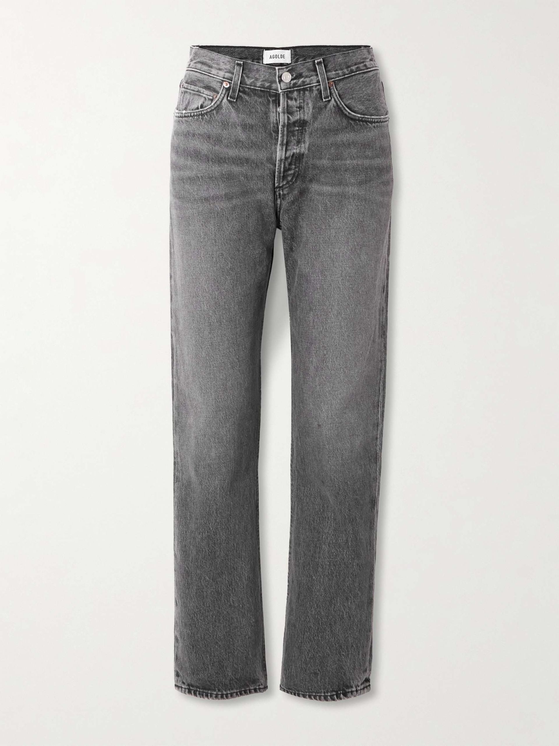 '90s Pinch Waist High-Rise Straight-Leg Organic Jeans