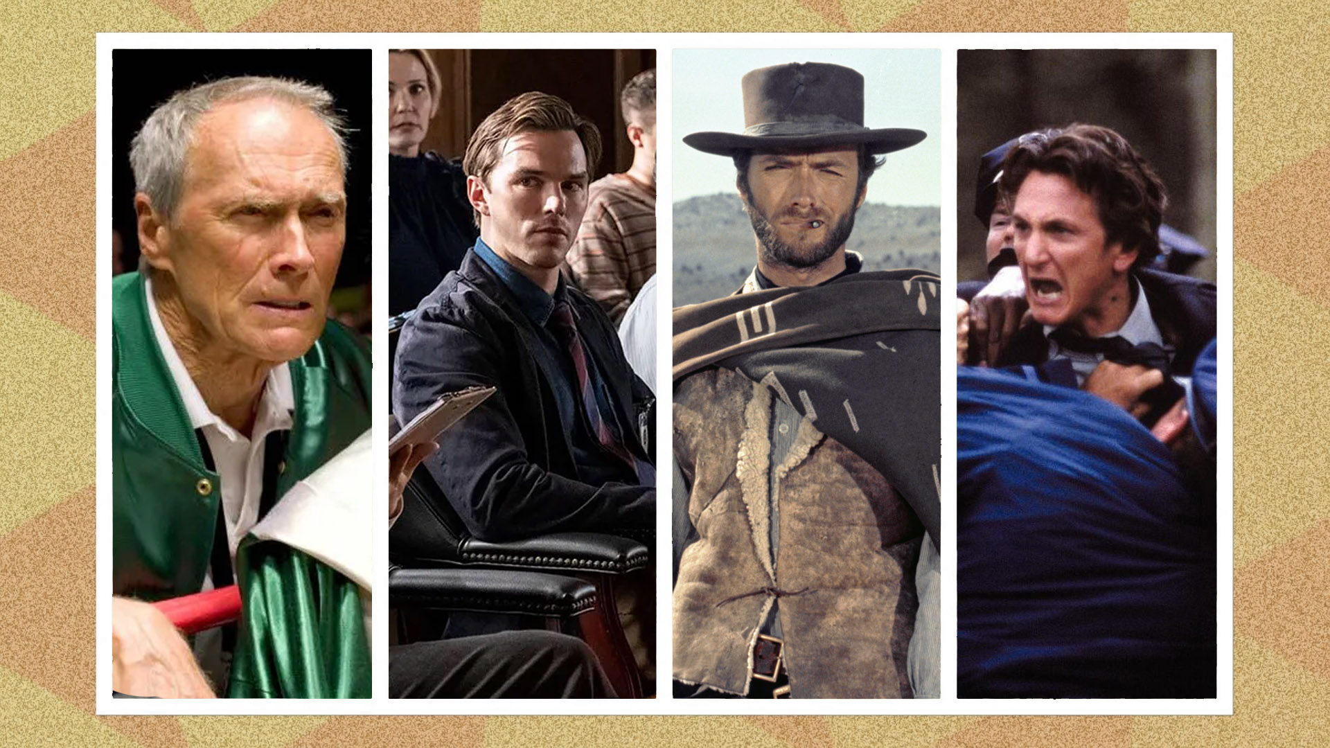 Clin Eastwood film stills. 