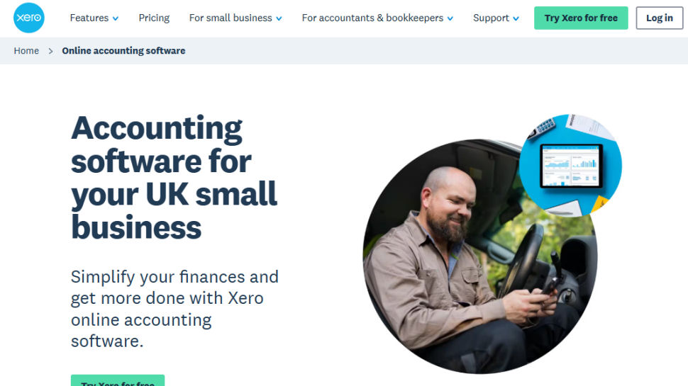 Xero website screenshot (May2025)