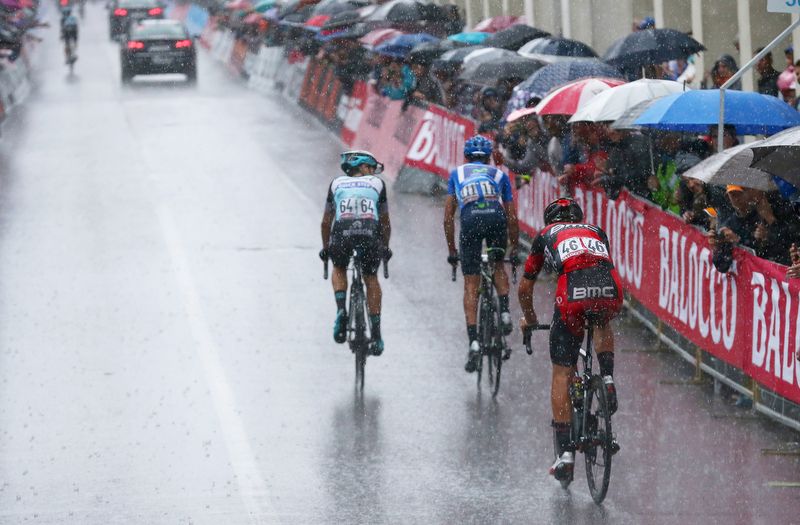 David de la Cruz (Etixx-Quick Step), Be&ntilde;at Intxausti (Movistar) and Silvan Dillier (BMC)