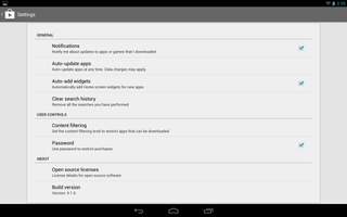 Android 4.2 Content Filtering