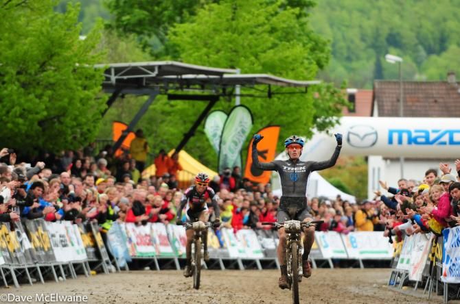 Australian Dan McConnell (Trek World Racing) rocked the mountain biking world with his come-from-behind win at the Albstadt, Germany World Cup.