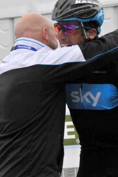 Flecha's team boss Dave Brailsford was one of the first to congratulate him