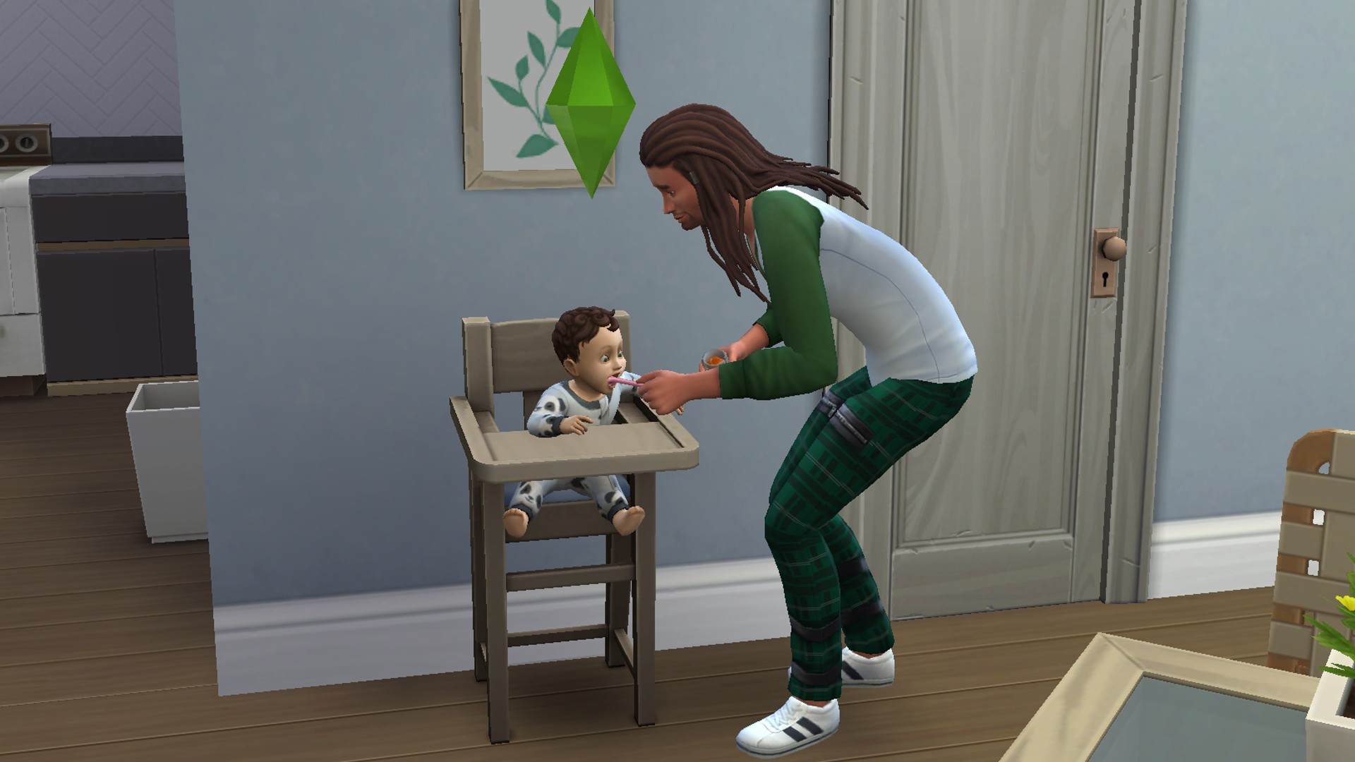 All infant milestones in The Sims 4: growing together