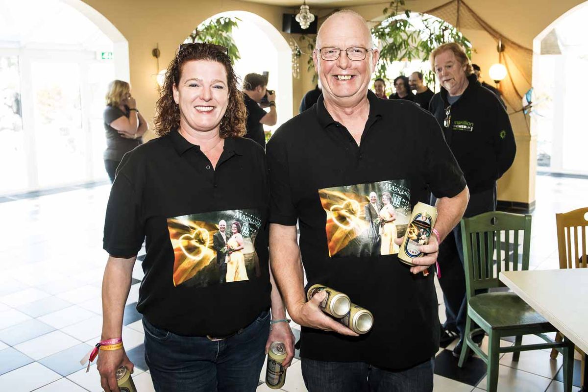 More than just Marillion for one wedding-anniversary couple