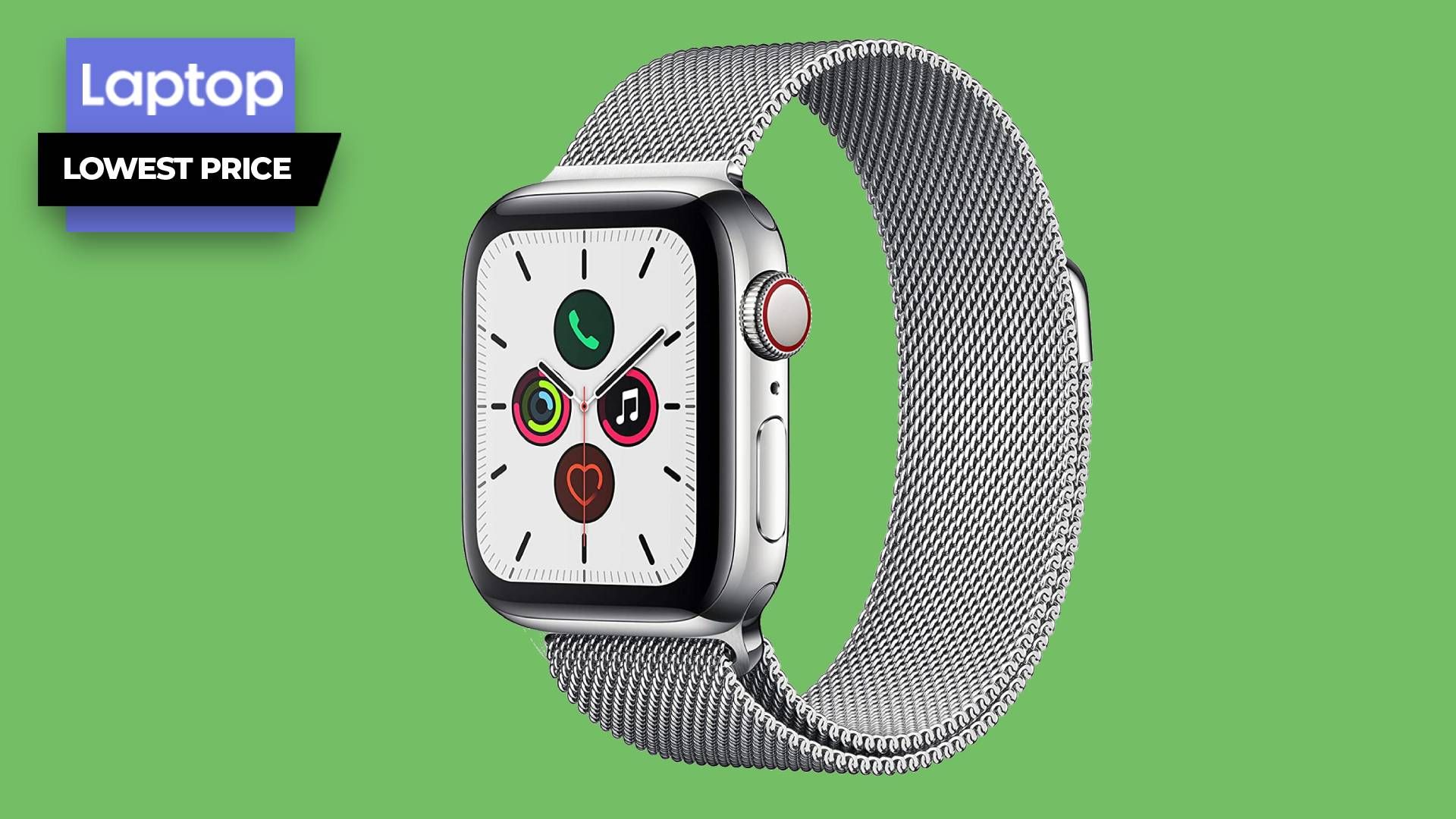Apple Watch Series 5 with 40mm stainless steel case gets $236