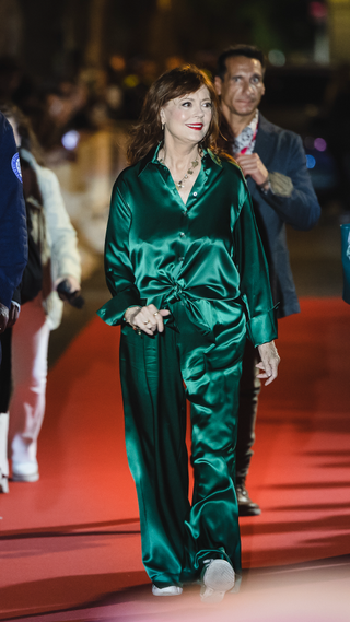 Susan Sarandon attends the "Thelma & Louise" Premiere at the BCN Film Festival 2023 at Cines Verdi Park on April 24, 2023 in Barcelona, Spain