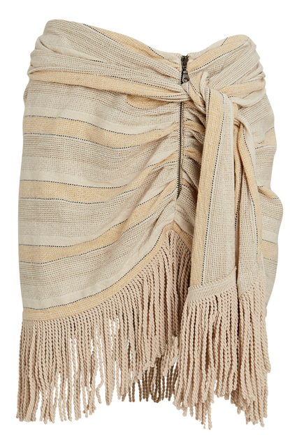 Just Bee Queen Charlie Fringed Mini Skirt