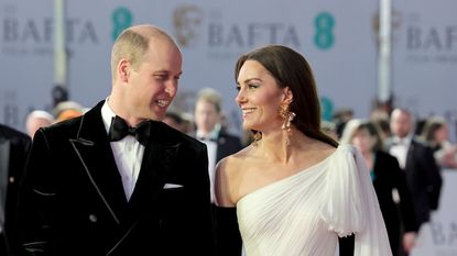 Kate Middleton and Prince William shared a rare moment of PDA 