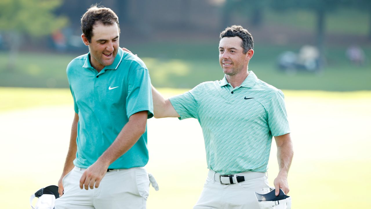 Scottie Scheffler and Rory McIlroy