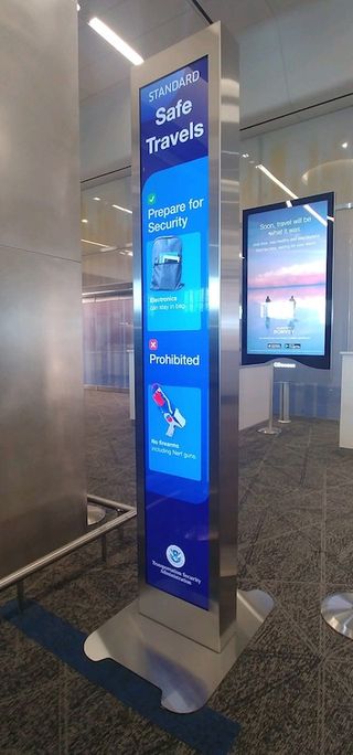 LG Displays at LaGuardia Airport